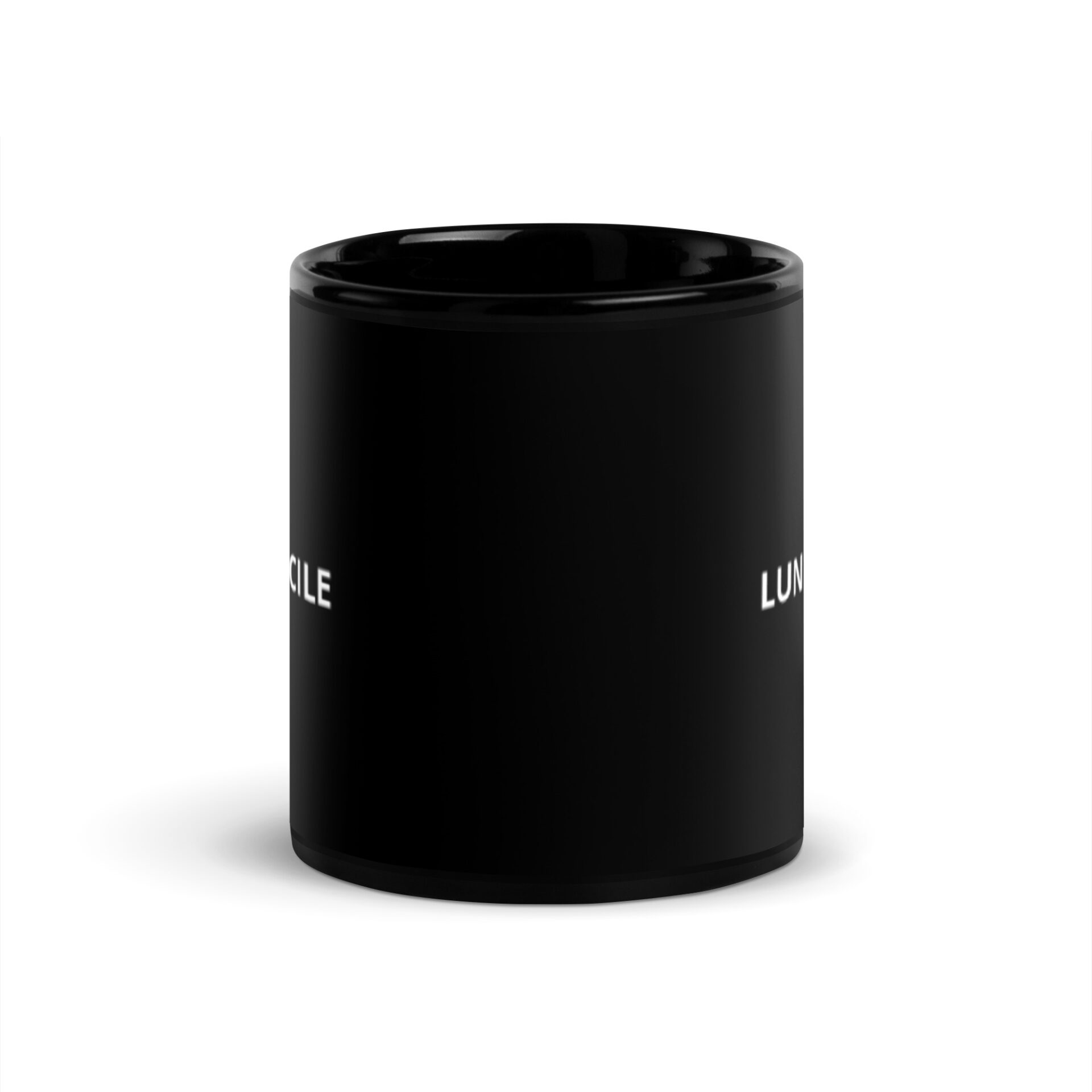 Black Glossy Mug – Image 2